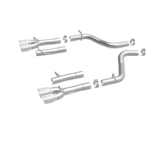 Load image into Gallery viewer, MagnaFlow Axle-Back, SS, 2.5in, Quad Split Rear 3.5in Tip 2015 Dodge Challenger 3.6L V6 - 19218