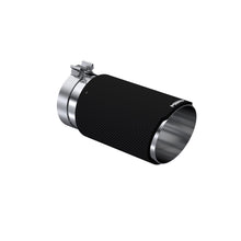 Load image into Gallery viewer, MBRP Universal Carbon Fiber Tip 6in OD/5in Inlet/12in L - Angle Cut Tip - T5075CF