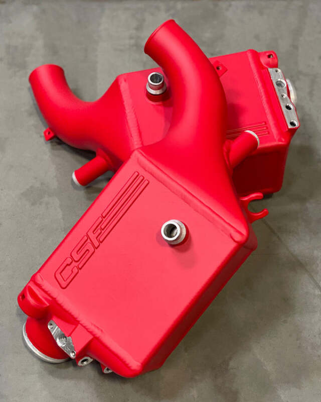 CSF 2025+ BMW G90 M5 / G99 M5 Touring Charge Air Cooler - Bengal Red Matte - 8351BRM