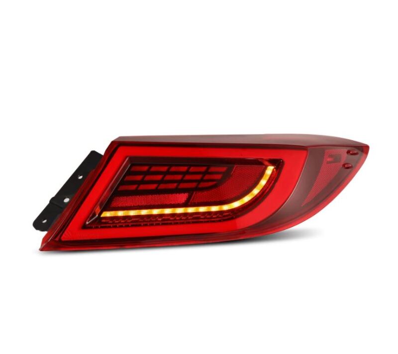 AlphaRex 22-24 Toyota GR86 LUXX LED Taillights Vivid Red - 675030