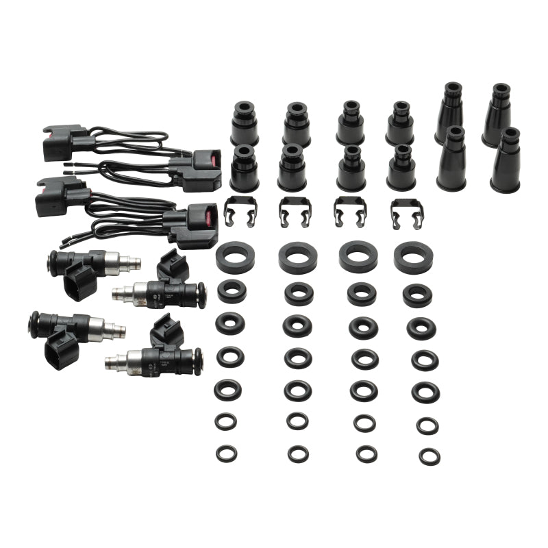 DeatschWerks Universal 4 Cylinder Import Injector Kit - Set of Four 1000cc Injectors - 16U-IMP-1000-4