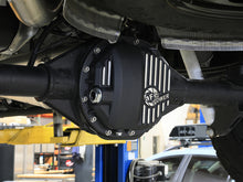 Load image into Gallery viewer, aFe Power Pro Series AAM 9.5/9.76 Rear Diff Cover Black w/Mach Fins 14-19 GM Silverado/Sierra 1500 - 46-71120B