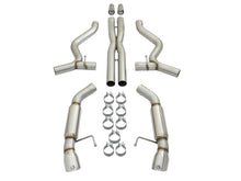 Load image into Gallery viewer, aFe MACHForce XP 3in Aggressive Toned Cat-Back Exhausts w/ Polished Tips 15-17 Ford Mustang V6/V8 - 49-33088-P