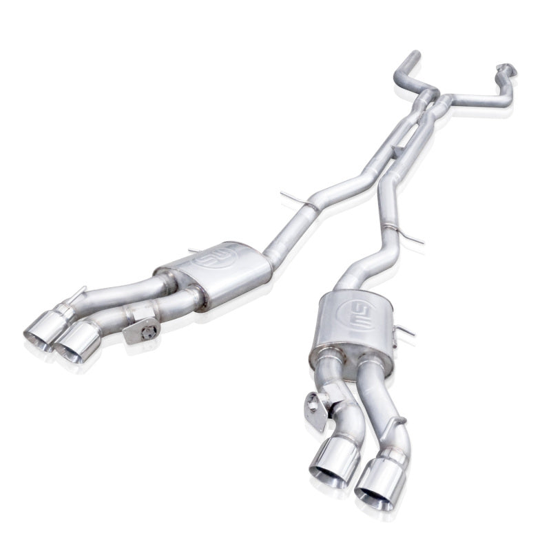 Stainless Works 2016-18 Cadillac CTS-V Sedan Catback System Resonated X-Pipe Dual-Mode Mufflers - CTSV16CB