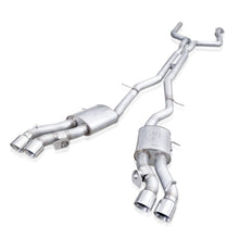 Load image into Gallery viewer, Stainless Works 2016-18 Cadillac CTS-V Sedan Catback System Resonated X-Pipe Dual-Mode Mufflers - CTSV16CB