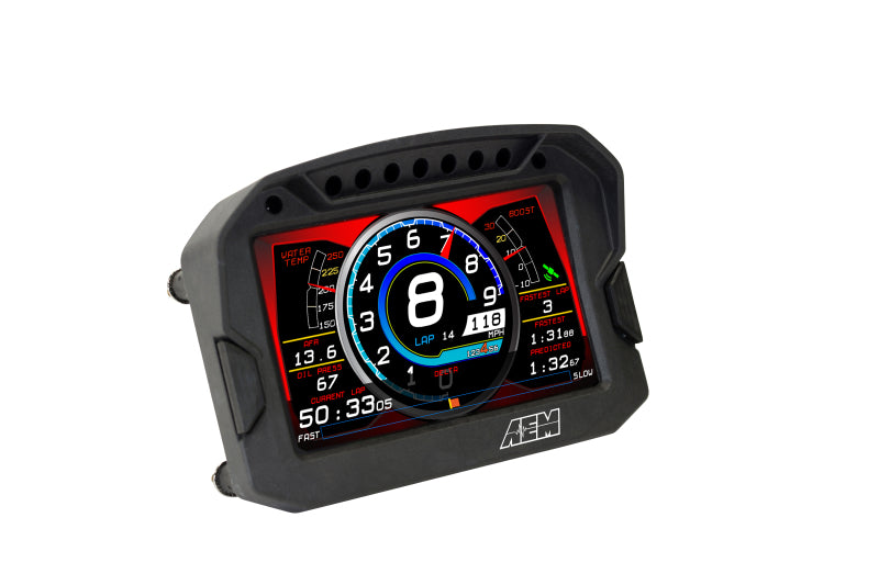 AEM CD-5G Carbon Digital Dash Display w/ Interal 10Hz GPS & Antenna - 30-5602