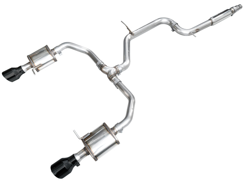 AWE Tuning 22-25 Volkswagen Jetta GLI Touring Edition Exhaust - Diamond Black Tips - 3015-33275