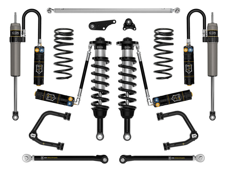 ICON 24 Land Cruiser 250 Series 1.25-3in Lift Stage 8 Suspension System Cdxs Tubular - K53368TD