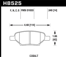 Load image into Gallery viewer, Hawk HPS Street Brake Pads - HB525F.540