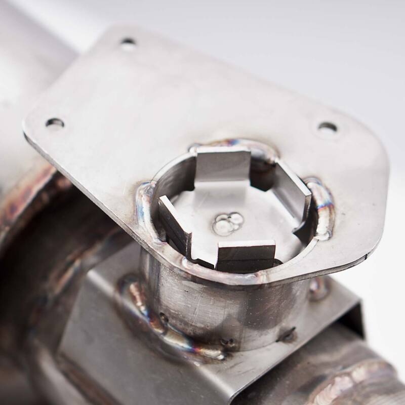 Stainless Works 2016+ Chevy Camaro SS 3in Redline Perf Connect Axle Back w/Valve & 4in Quad Tips - CA16RVMKSPCR