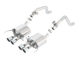 Borla 2014 Chevy Corvette C7 w/ AFM w/o NPP Atak Rear Section Exhaust Quad Rd Rl IC Tips - 11863