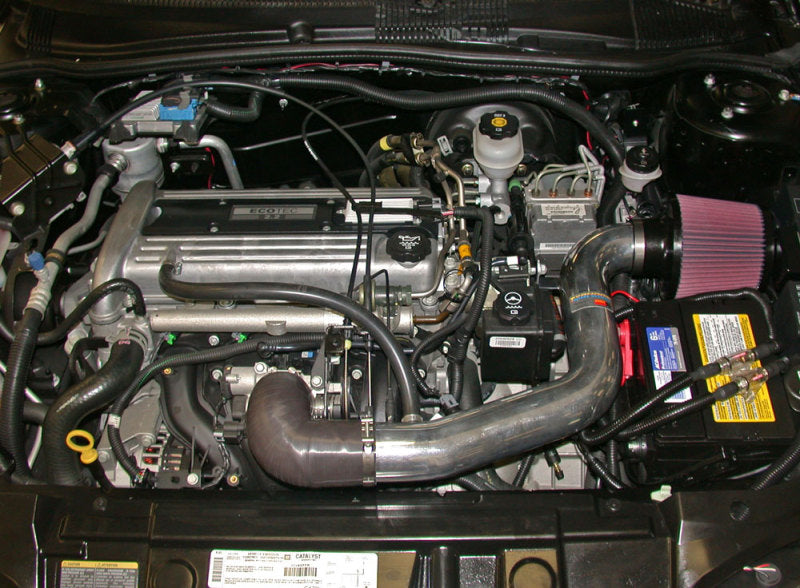K&N 02-04 Chevy Cavalier L4-2.2L Silver Typhoon Intake - 69-4510TS