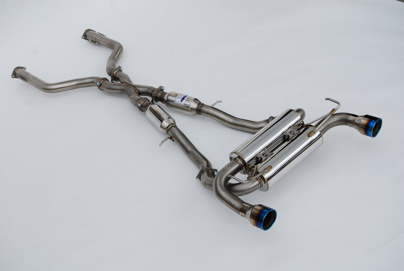 Invidia 2022+ Nissan Z 70mm Gemini Cat Back Exhaust - Rolled TI Tips - HS22N4Z7GM1RTL