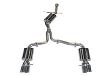 Load image into Gallery viewer, AWE Tuning Audi B8 A4 Touring Edition Exhaust - Quad Tip Polished Silver Tips - Does Not Fit Cabrio - 3015-42018