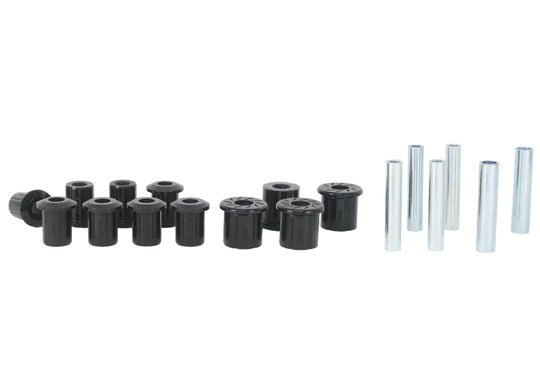 Whiteline 1971-1974 Chevrolet Blazer Front Leaf Spring Bushings - for use w/ Stock Springs - W73476