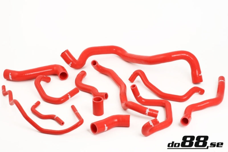 do88 Audi S3/TT/Seat Leon Cupra R 1.8T Coolant Hoses - Red - DO88-KIT78R