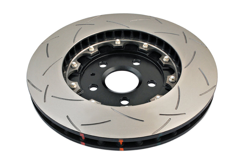 DBA 2010+ Camaro V8 SS Front Slotted 5000 Series 2 Piece Rotor Assembled w/ Black Hat - DBA52604BLKS