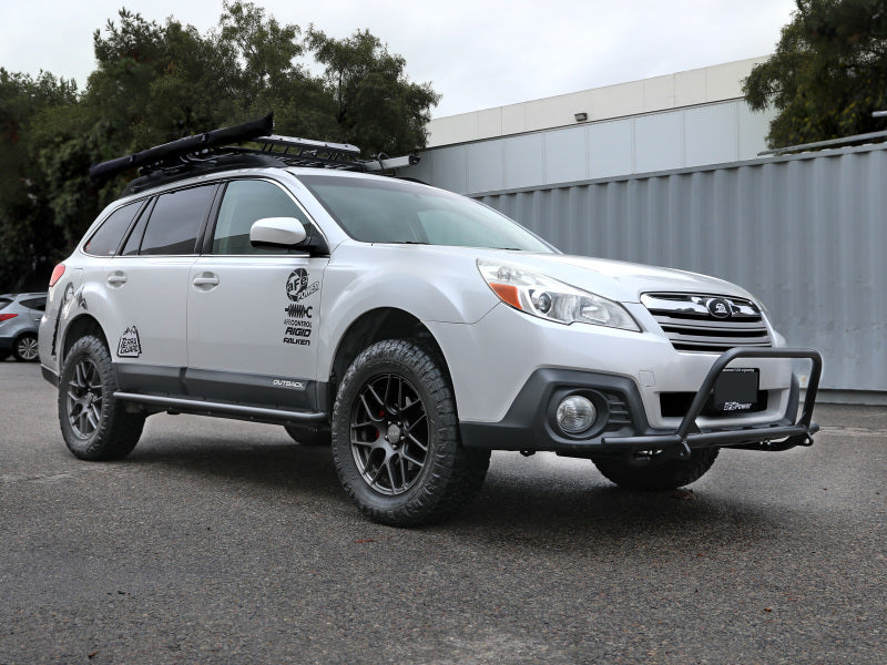 aFe POWER 10-14 Subaru Outback H4 2.5L / H6 3.6L Terra Guard Bumper Front - Black - 79-27007