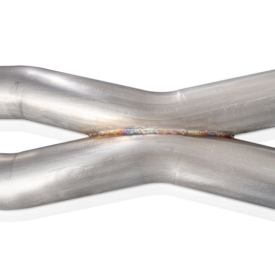 Stainless Works 18-21 Mustang GT Mid Resonator Delete X-Pipe - M18RESDX