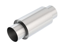 Load image into Gallery viewer, Borla 3 -1/2in In/Out x 5in Round x 8in Long XR-1 Sportsman Shorty Racing Muffler - 40004S