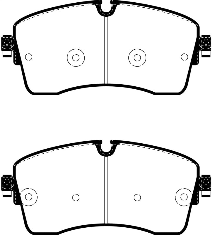 EBC 2018+ Jaguar E-Pace 2.0L Turbo (246) Yellowstuff Front Brake Pads - DP42385R