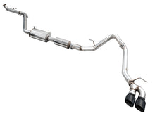 Load image into Gallery viewer, AWE Tuning Exhaust for 4th Gen Toyota Tacoma Dual Diamond Black Tips - 3015-33254