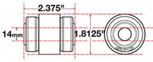 Load image into Gallery viewer, SPC Performance Flex Joint xAxis Jeep JK Rear UCA 14mm X 2 X 1.8125 - 15616