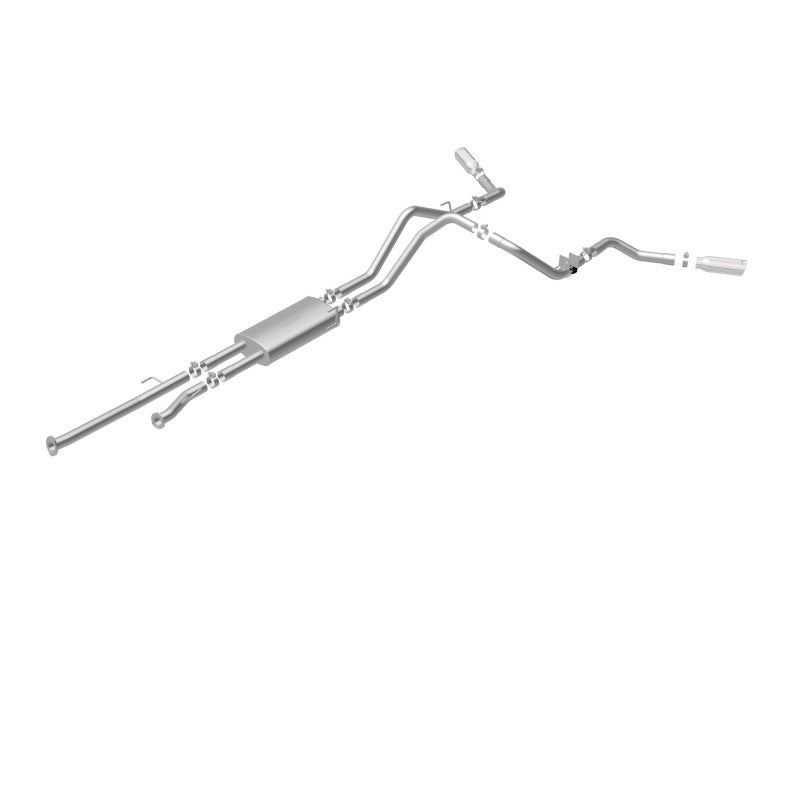 MagnaFlow Cat-Back 10-15 Toyota Tundra SC LB / CC SB 4.6L/5.7L V8 SS 2.5 Dual Split Rear 4in Tip - 19232