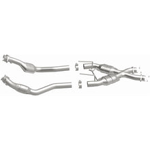 Load image into Gallery viewer, MagnaFlow Direct Fit Catalytic Converter Mustang X-Pipe 86-93 50-Sta - 93332