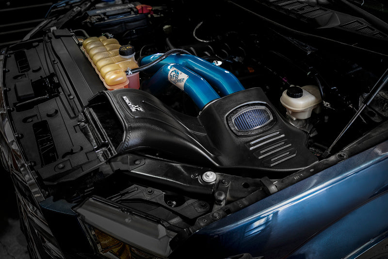 aFe Momentum XP Cold Air Intake System w/ Pro 5R Media Blue 15-19 Ford F-150 V8-5.0L - 50-30024RL