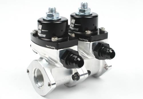 Aeromotive Modular Fuel Pressure Regulator - 2 x AN-06 Outlet and 2 x AN-10 Inlet Ports - 13217