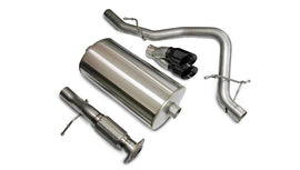 Corsa 2007-2008 Chevrolet Tahoe 5.3L V8 Black Sport Cat-Back Exhaust - 14207BLK