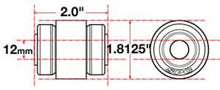 Load image into Gallery viewer, SPC Performance Flex Joint xAxis Jeep JK Front UCA 12mm X 2 X 1.8125 - 15615