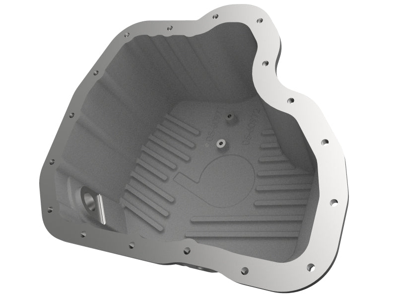 aFe POWER GM Diesel Trucks 01-10 V8-6.6L (td) Pro Series Engine Oil Pan Black w/ Machined Fins - 46-71070B