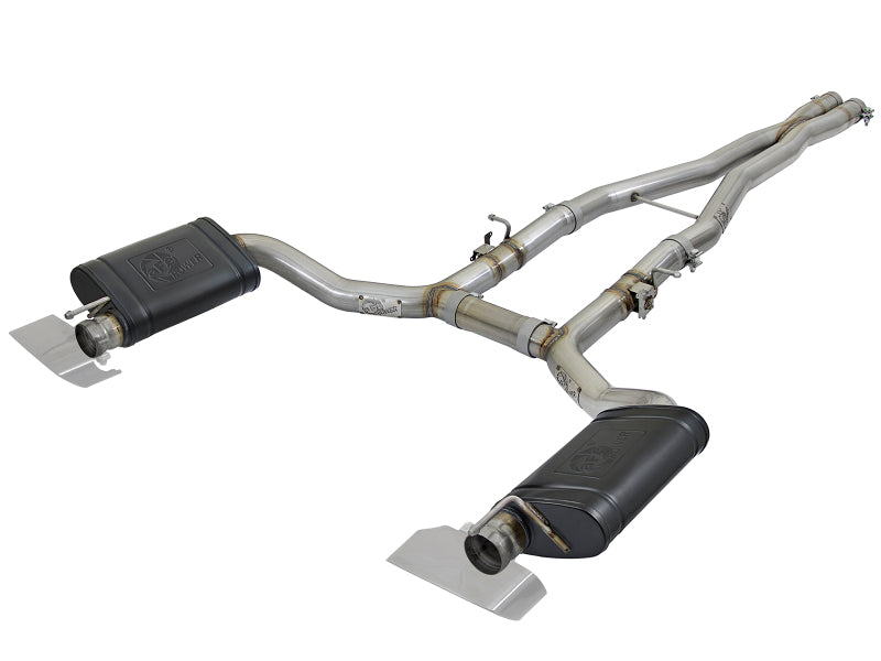 aFe POWER MACH Force-Xp 15-17 Dodge Challenger Hellcat V8-6.2L 304 SS Cat-Back Exhaust System - 49-32053