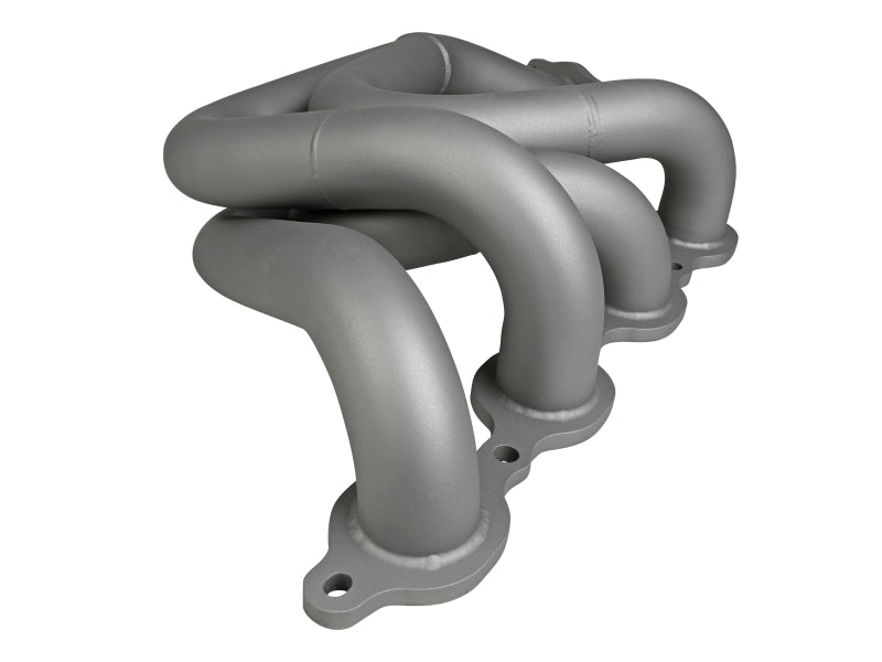 aFe Twisted 304SS Header 2020 Chevy Corvette (C8) 6.2L V8 - Titanium Ceramic Coated - 48-34148-T