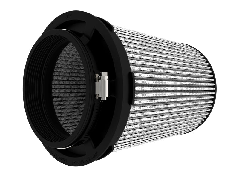 aFe MomentumINtake Replacement Air Filter w/Pro DRY S 5IN F x 7IN B x 5-1/2IN T (Inverted) X 9IN - 21-91141
