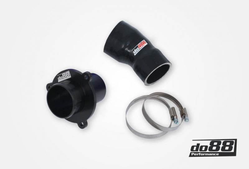 do88 VAG 1.8/2.0 TSI (MQB) Turbo Muffler Delete OEM Pressure Pipes Black Hose - CP-110S-OEM