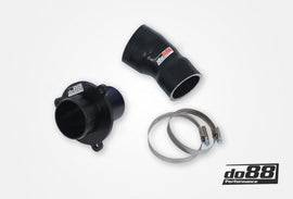 do88 VAG 1.8/2.0 TSI (MQB) Turbo Muffler Delete OEM Pressure Pipes Black Hose - CP-110S-OEM