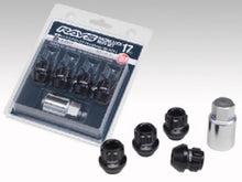 Load image into Gallery viewer, Rays M12x1.50 Short Type (L25) 17 Hex Lug Nut Set - Black - W17RN12150BL254LP