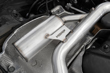 Load image into Gallery viewer, MBRP 2022 VW Golf GTI MK8 T304 SS 3in Cat-Back Exhaust 2.5in Dual Split Rear w/ Carbon Fiber Tips - S46173CF