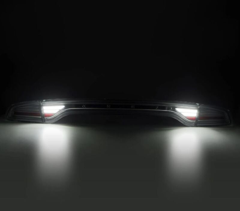 AlphaRex 15-23 Dodge Charger NOVA-Series Prismatic LED Tail Lights Smoke - 642040