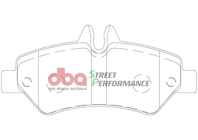 DBA 07-09 Dodge Sprinter 2500 (w/272mm Rear Rotor/Bosch Pin Type) Rear SP Performance Brake Pads - DB1972SP
