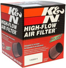 Load image into Gallery viewer, K&amp;N Filter Universal Rubber Filter 2.5 inch Flange 5.25 inch Base 5.75 inch Height - RU-5005