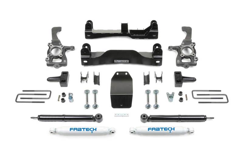 Fabtech 09-13 Ford F150 4WD 4in Basic Sys w/Perf Shks - K2183