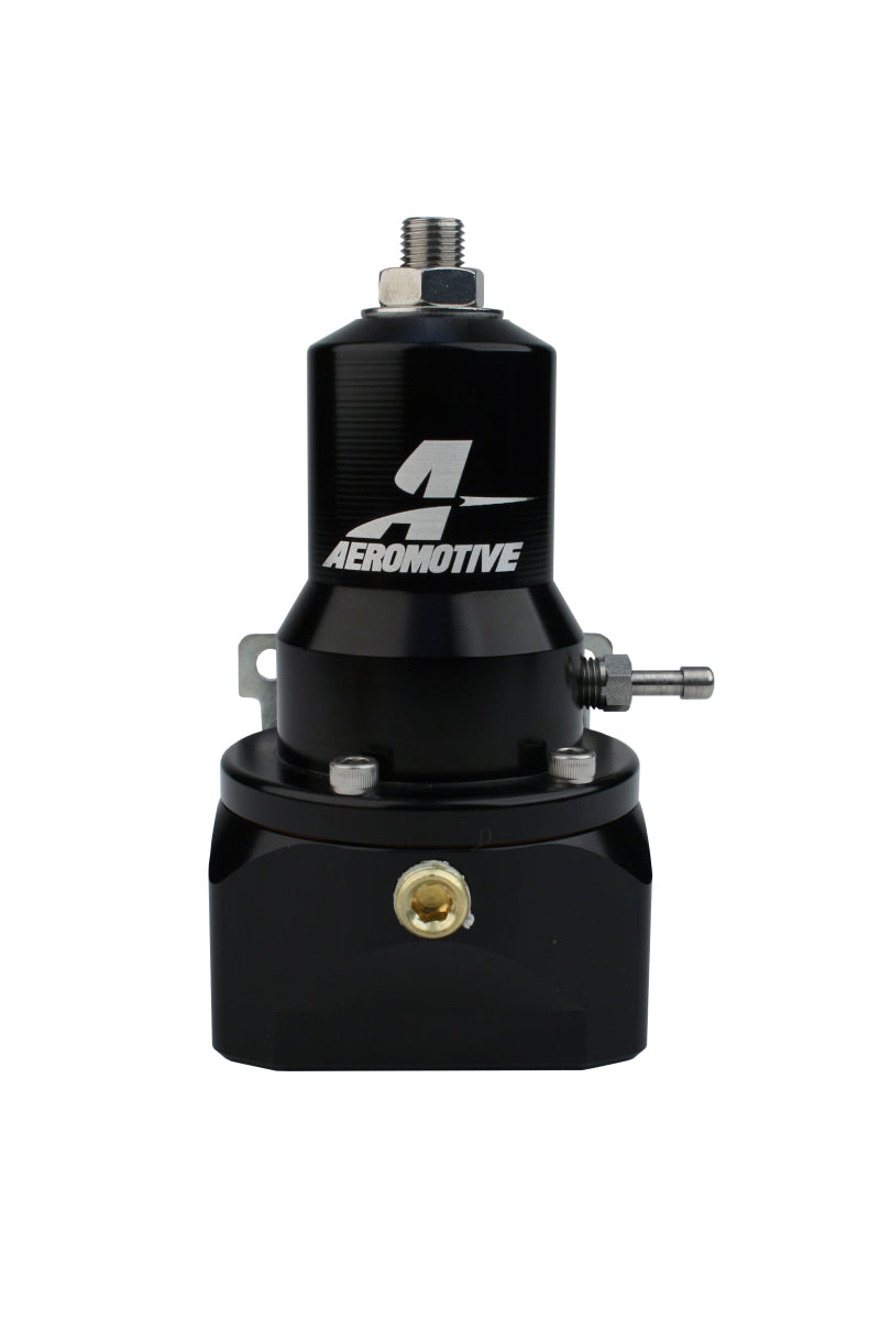 Aeromotive Regulator - 30-120 PSI - .313 Valve - 2x AN-10 Inlets / AN-10 Bypass - 13134