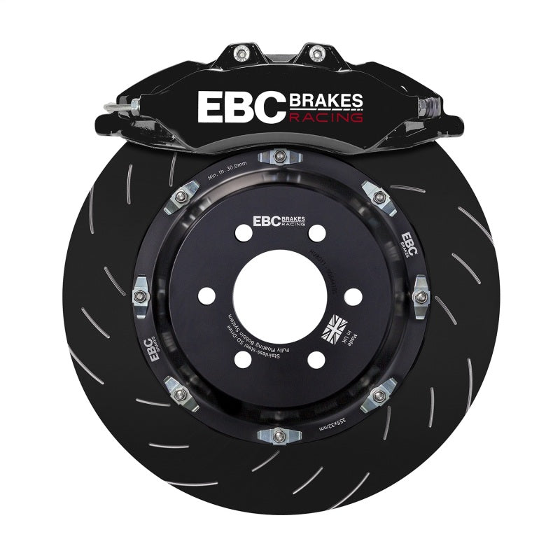 EBC Racing 14-19 BMW M3 F80/F82/F87 3.0T Black Apollo-4 380mm Rotors Front Big Brake Kit - BBK035BLK-1