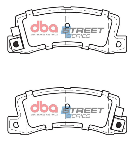 DBA 90-91 Lexus ES250 Street Series Rear Brake Pads - DB422SS