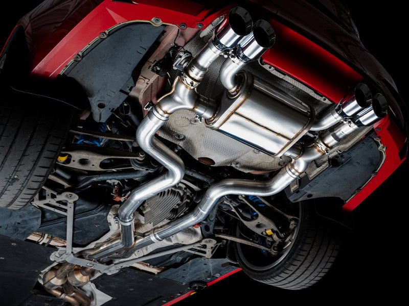AWE Tuning BMW F8X M3/M4 SwitchPath Cat-Back Exhaust - Chrome Silver Tips - 3025-42070
