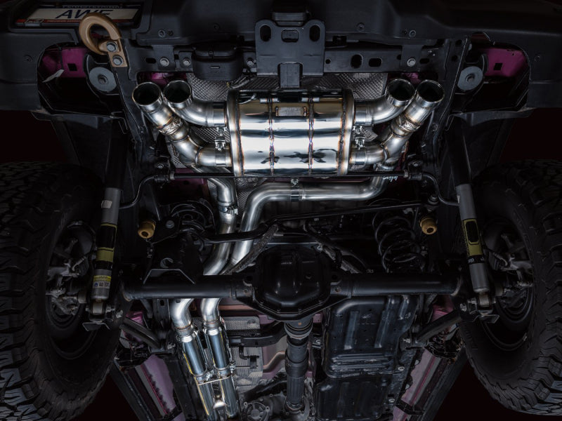 AWE Tuning 21+ Wrangler 392 Switchpath Cat-Back Exhaust- Quad BashGuards - 3025-41392